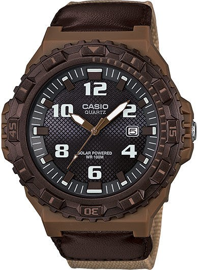 Casio&nbsp;MRW-S300HB-5BVDF Solar Analog 100M Military Cloth Band Watch 4971850988854