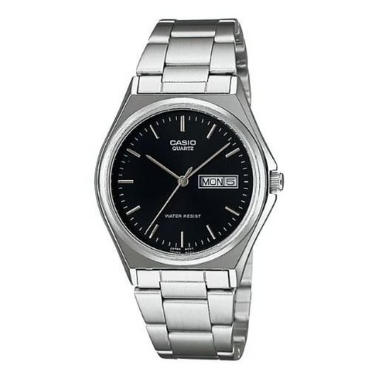 Casio Men's Quartz Watch, Analog Display and Stainless Steel Strap MTP-1240D-1ADF 4971850826668