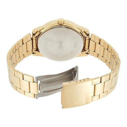 Casio Men's Standard Analog Gold dial Watch MTP-V001G-9BUDF 4971850082590