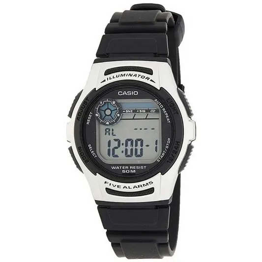 Casio Digital Watch W-213-1AVDF - Black Unisex 4971850418184