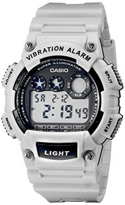 Casio W735h-8a2VDF Mens Resin Digital Sports Watch Alarm  4971850923367