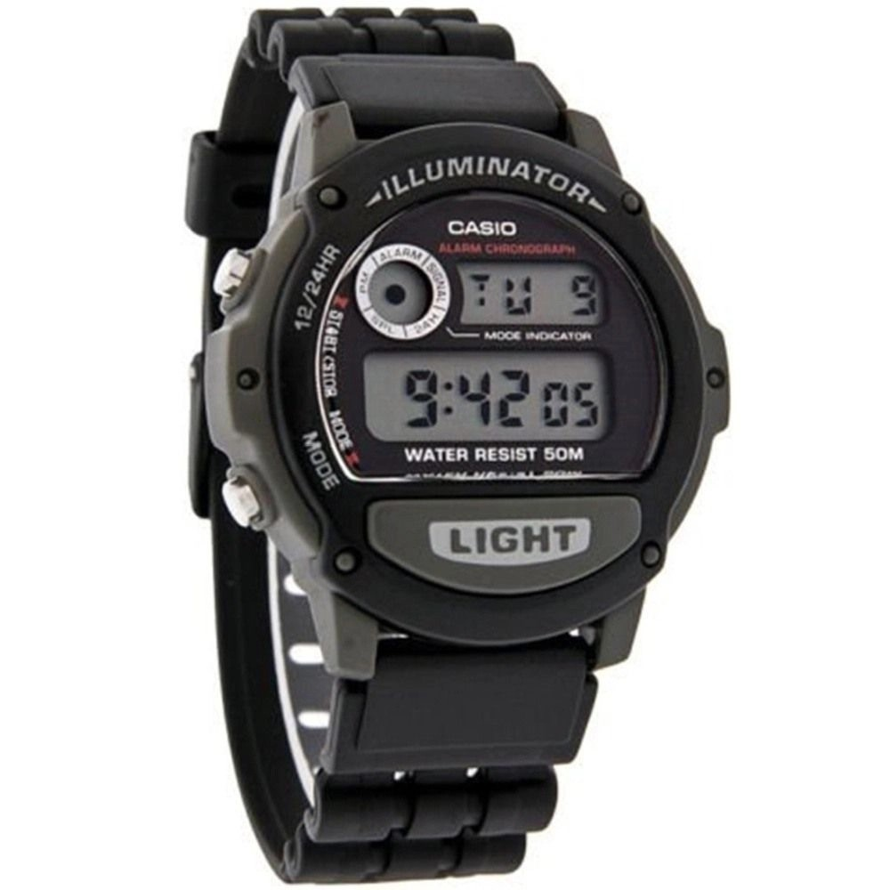 Casio Men's Illuminator Digital Black Watch W-87H-1VHDR 4971850552505