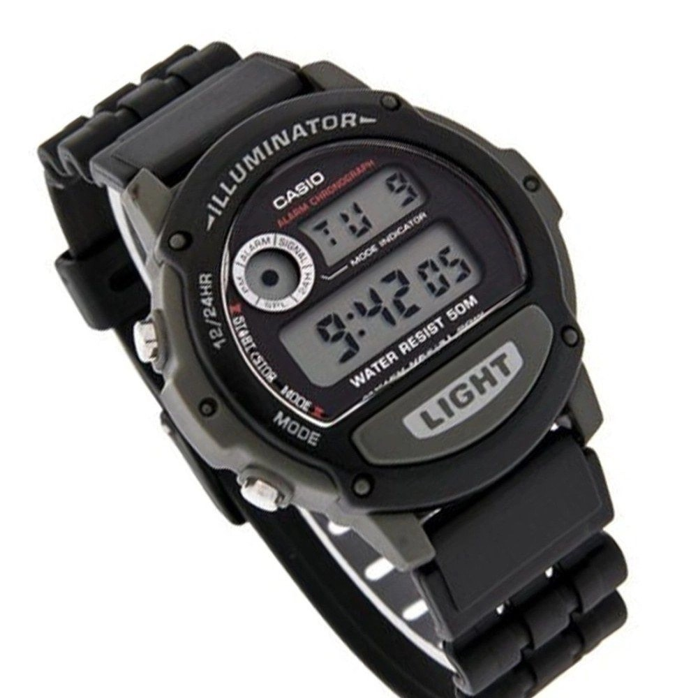 Casio Men's Illuminator Digital Black Watch W-87H-1VHDR 4971850552505