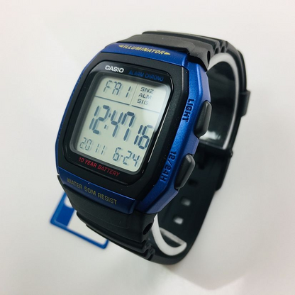 Casio W-96h-2avDF Men's Watch Digital Blue Multifunction Sport 4971850802426