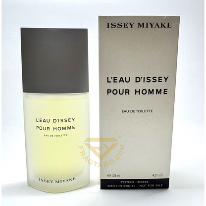 L'EAU D'ISSEY POUR HOMME By ISSEY MIYAKE Eau De Toilette 4.2OZ / 125ml Spray ORIGINAL TESTER