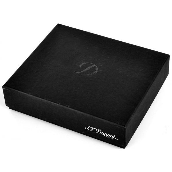 S.T. Dupont Black Contrast Leather Wallet, Holds 7 C. Cards, 180305, New In Box