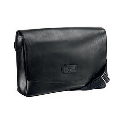 S.T. Dupont Line D Black Leather Shoulder Bag 181220