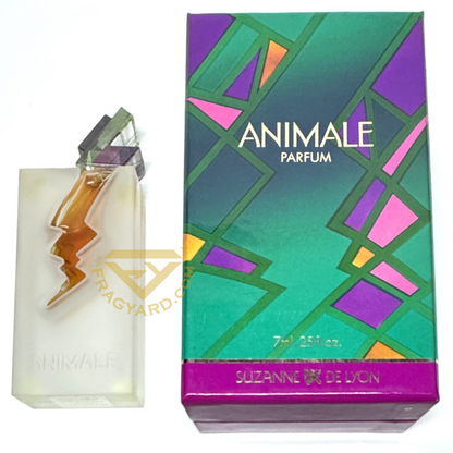 ANIMALE PARFUM BY SUZANNE DELYON 7ML .25FLOZ ORIGINAL RARE PARFUM NEW ITEM