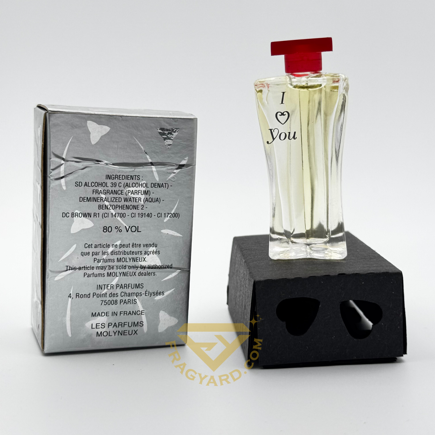 I LOVE YOU BY PARFUMS QUARTZ MOLYNEUX 50ml 1.7FLOZ Eau De Parfum Spray