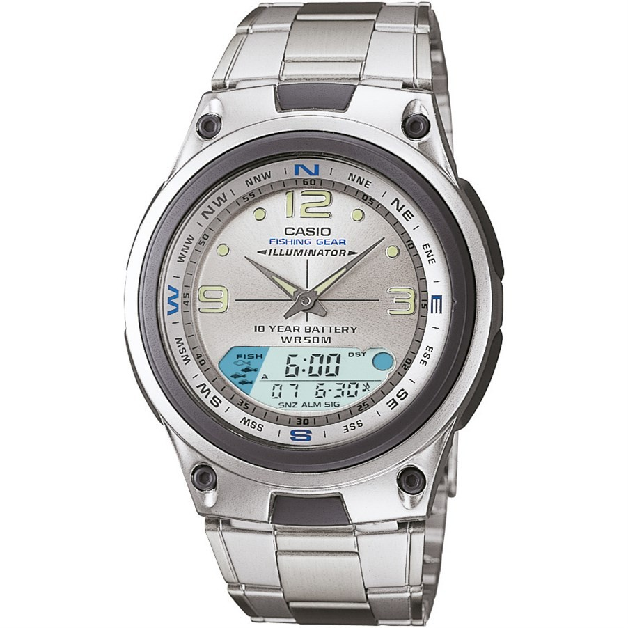 Casio Analog Digital Out Gear Fishing Illuminator AW-82D-7AVDF AW-82D-7AV Mens Watch