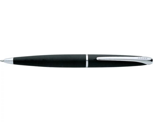 CROSS MATTE CHROME ATX 882-3 BALL POINT PEN BASALT BLACK