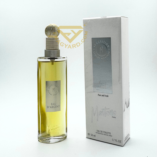 Montana Suggestion Eau D'Argent 100ml ,3.4 oz EDT for women spray new original vintage