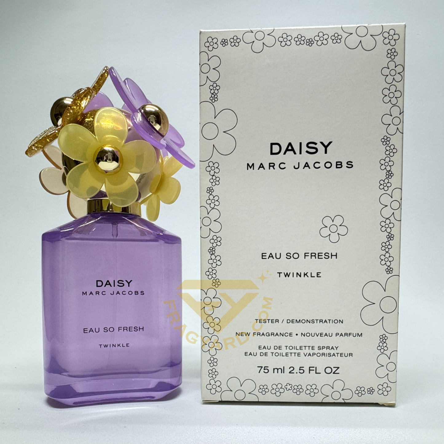 DAISY MARC JACOBS EAU SO FRESH TWINKLE NEW FRAGRANCE  EAU DE TOILETTE 2.5OZ/ 75 ML TESTER ORIGINAL