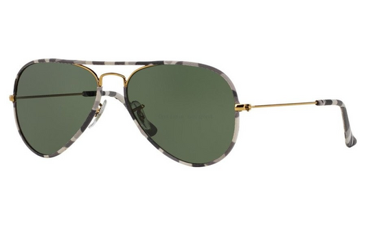 RAY BAN NYLON UNISEX AVIATOR NYLON MAN SUNGLASS  RB3025JM 171 55 Metal Frame