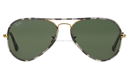 RAY BAN NYLON UNISEX AVIATOR NYLON MAN SUNGLASS &nbsp RB3025JM 171 58 Metal Frame