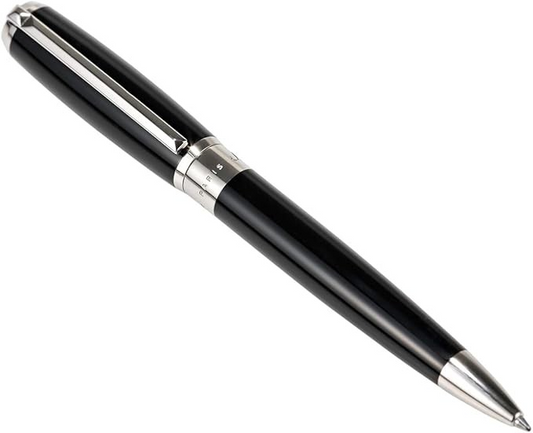 S.T. Dupont 415674 BALL POINT Black Lacquer And Palladium Pen