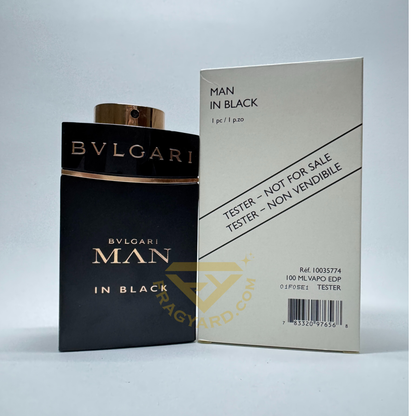 BVLGARI MAN IN BLACK EAU DE PARFUME 100 ML TESTER