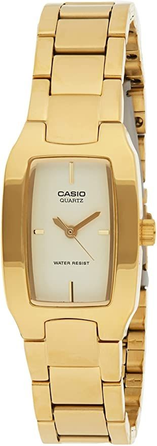 Casio Dress Watch, Analog, Stainless Steel Band For Women - LTP-1165N-9CRDF