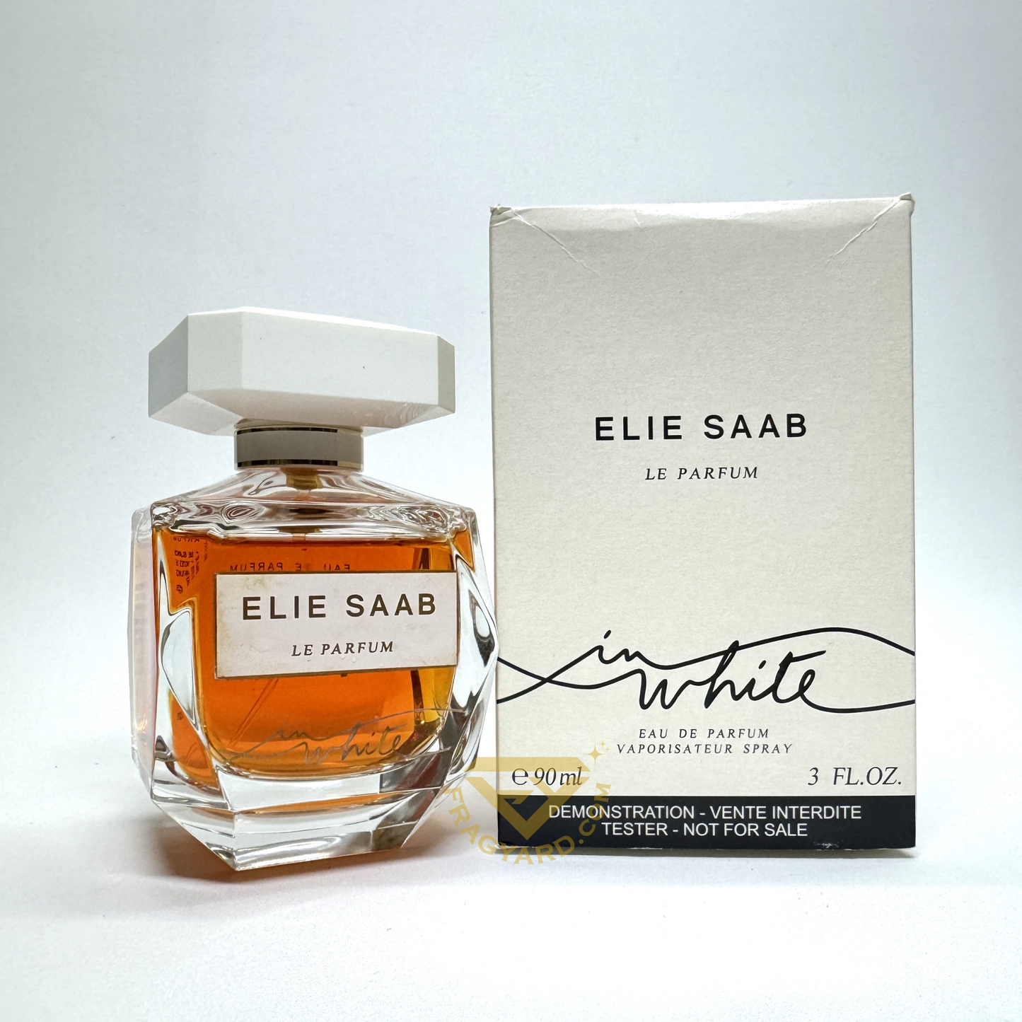 LE PERFUME IN WHITE By ELIE SAAB Eau De Parfum 90ML Spray ORIGINAL TESTER