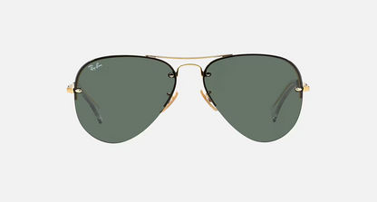 RAY BAN SUNGLASS  RB3449 001/71 59 Metal Frame