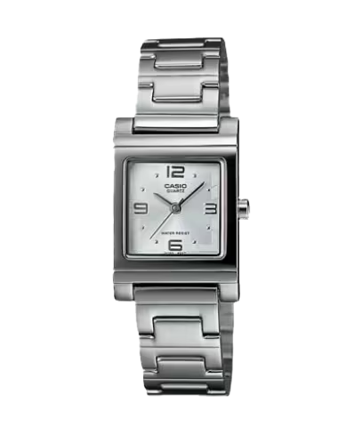 Casio Ltp1237d-7a Women's Silver Stainless Steel Analog Dial Quartz Watch 4971850824343