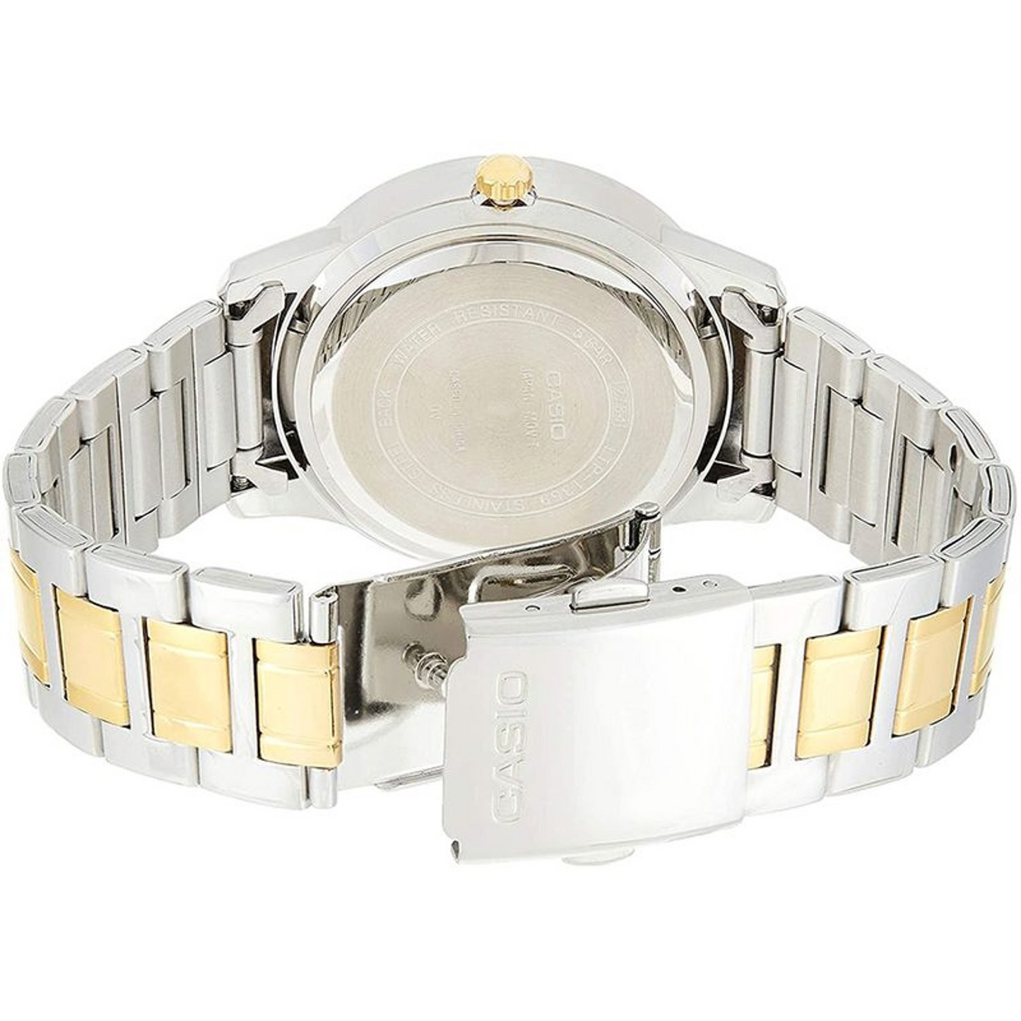 CASIO FASHION WOMEN'S Stainless Steel WATCH  LTP -1359SG-7AVDF 45mm- Silver/ Gold 4971850073093 + BOX