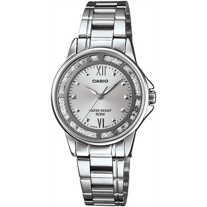 CASIO Waterproof Stainless Steel Strap Silver Analog LTP -1391D-7AVDF women's 4971850065517