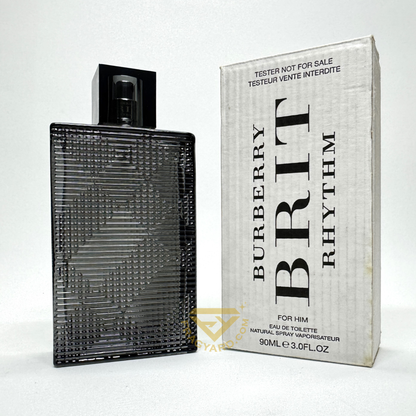 Burberry Men's Burberry Brit Rhythm Eau de toilette  Spray 3.0 oz/ 90ml  tester Original