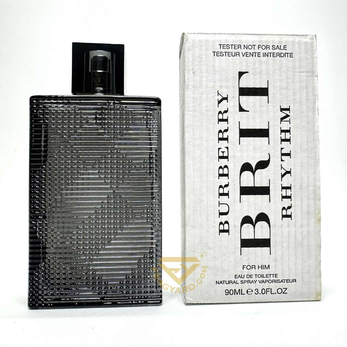 Burberry Men's Burberry Brit Rhythm Eau de toilette  Spray 3.0 oz/ 90ml  tester Original