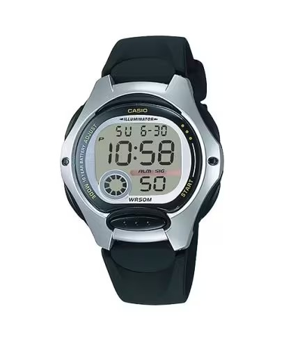 Casio Casual Watch, Digital, Resin Band For Women LW-200-1AVDF 4971850795568