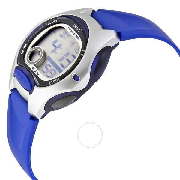 Casio Women's Water Resistant Digital Watch LW-200-2AVDF Blue Resin Strap 4971850795599