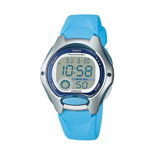 CASIO Standard LW200-2BVDF GIRLS KIDS BOYS Blue Resin Digital Watch 4971850862758