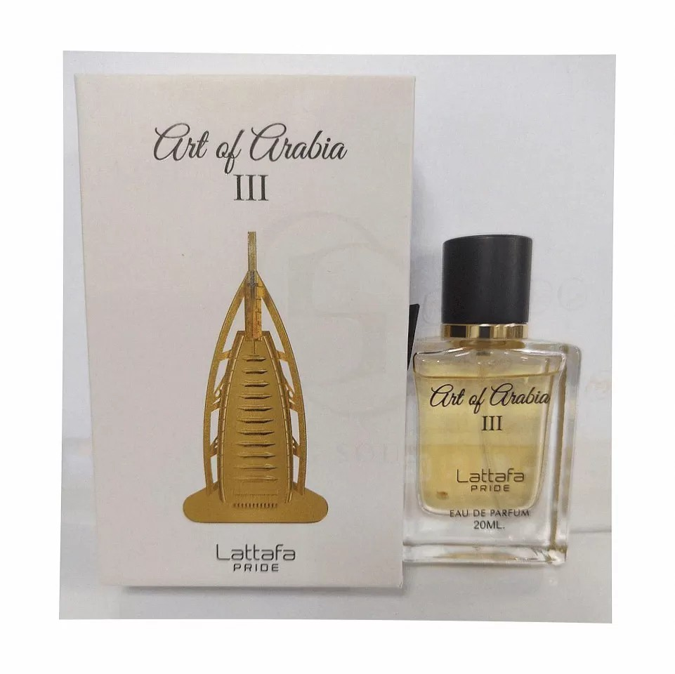 ART OF ARABIA III LATTAFA PRIDE EAU DE PARFUM 20ML SPRAY 6290360593586