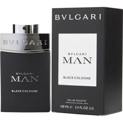 BVLGARI MAN BLACK COLOGNE EAU DE TOILETTE 100ML 3.4FLOZ ORIGINAL