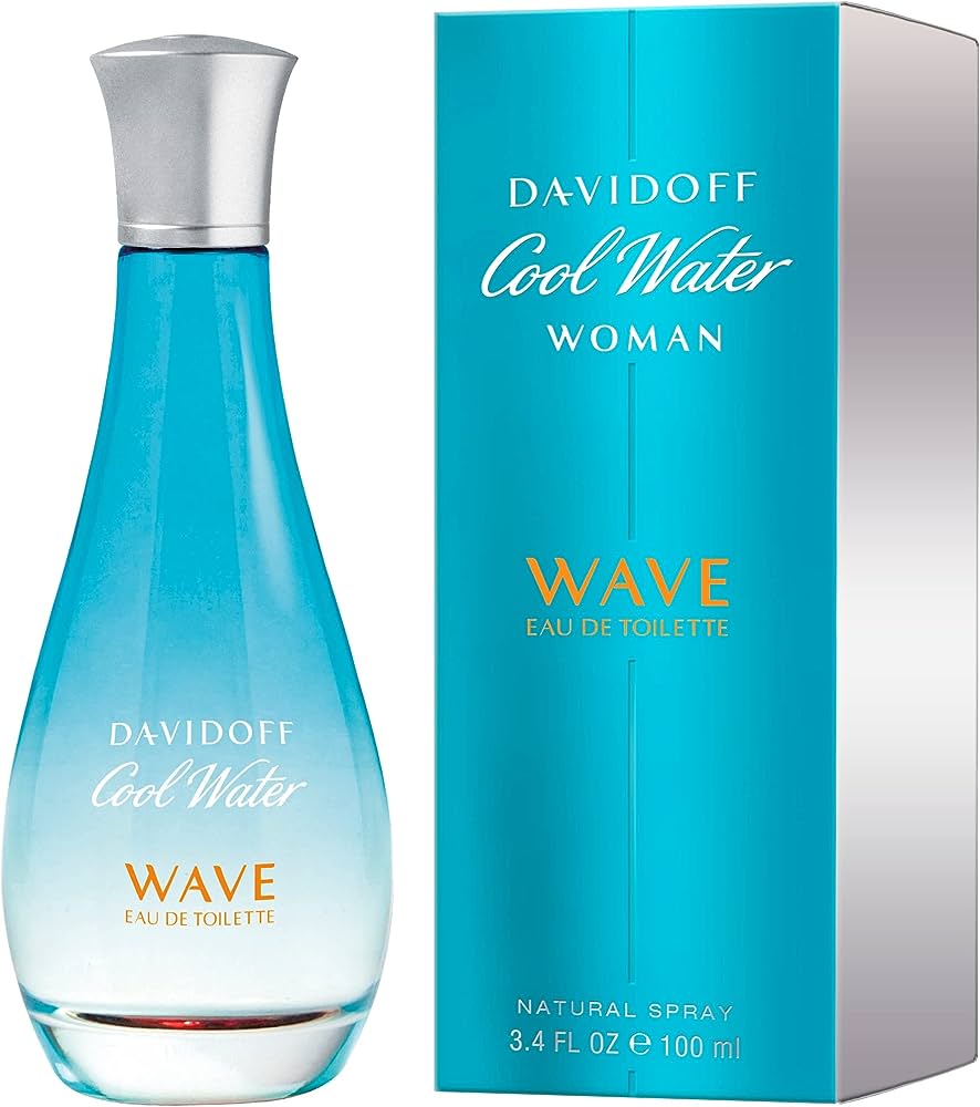 COOL WATER WAVE By DAVIDOFF Eau De Toilette 100ml Spray