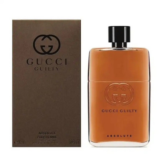 GUCCI GUILTY ABSOLUTE POUR HOMME By GUCCI Eau De Parfum 90ML Spray ORIGINAL