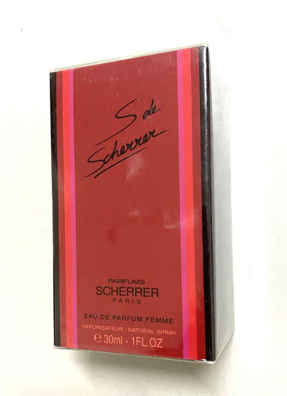 S DE SCHERRER BY Jean Louis Scherrer Eau de perfume 30ml Spray Original