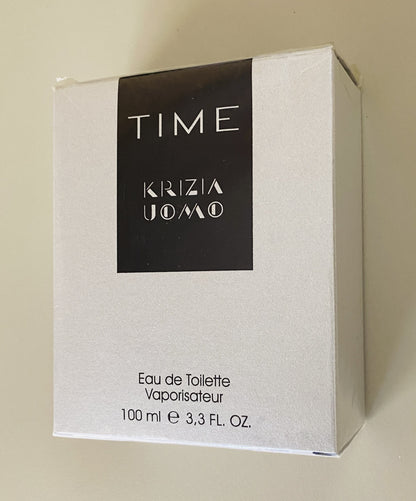 TIME KRIZIA UOMO By  KRIZIA Eau De Toilette 100ml SPRAY ORIGINAL FRAGRANCE