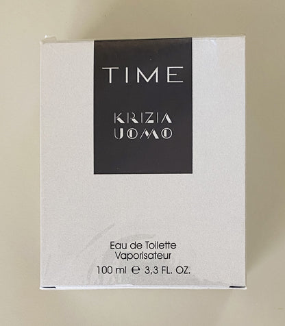 TIME KRIZIA UOMO By  KRIZIA Eau De Toilette 100ml SPRAY ORIGINAL FRAGRANCE