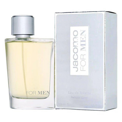 JACOMO FOR MAN SILVER BY JACOMO PARFUME EAU DE TOILETTE 100ML/ 3.3OZ NATURAL SPRAY