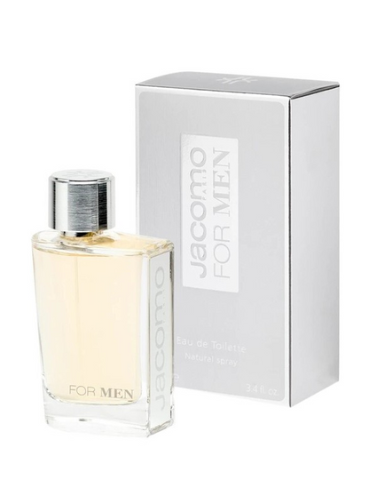 JACOMO FOR MAN SILVER BY JACOMO PARFUME EAU DE TOILETTE 100ML/ 3.3OZ NATURAL SPRAY