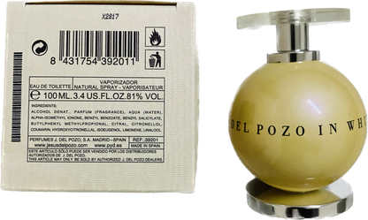 IN WHITE By  J DEL POZO Eau De Toilette 100ML Spray