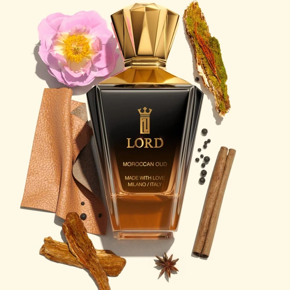 LORD MILANO MOROCCAN OUD EAU DE PARFUM UNISEX 100ML 3.4FLOZ IN DELUXE LUXURY BLACK WOODBOX