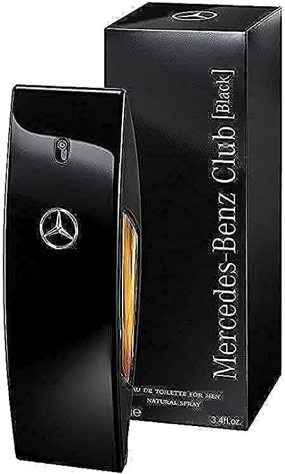 MERCEDES BENZ CLUB BLACK EAU DE TOILETTE FOR MEN 100ML 3.4FLOZ