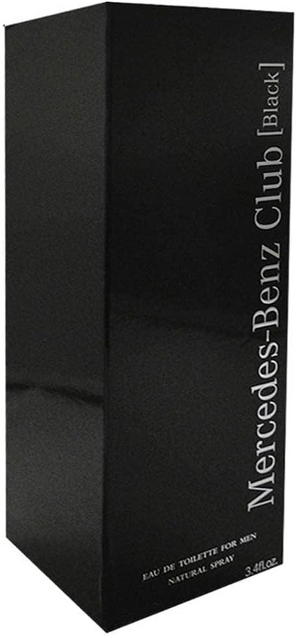 MERCEDES BENZ CLUB BLACK EAU DE TOILETTE FOR MEN 100ML 3.4FLOZ