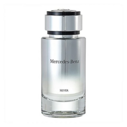 MERCEDES BENZ SILVER EAU DE TOILETTE FOR MEN 120ML 4FLOZ