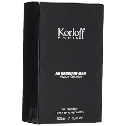 KORLOFF NO ORDINARY MAN VOYAGER COLLECTION EAU DE PARFUME 3.4OZ / 100ML SPRAY