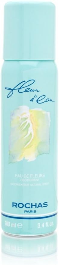 Rochas Fleur D'Eau 100ML / 3.4 oz Women's Deodorant Spray Original