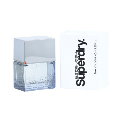 SUPERDRY STEEL EAU DE COLOGNE 40ML 1.35FLOZ