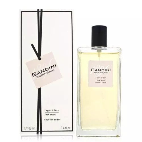 Gandini TEAK WOOD Colonia spray Eau de Toilette 50ml 1.7floz UNISEX